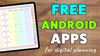 Best FREE Digital Planning Apps for Android in 2021 [upl. by Trbor691]