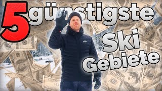 Die 5 günstigsten Skigebiete der Alpen [upl. by Kciderf]