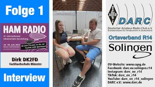 HAM RADIO 2024 Interview mit Dirk DK2FD von der FH Münster [upl. by James]