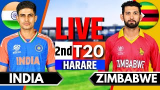 India vs Zimbabwe 2nd T20  Live Cricket Match Today  IND vs ZIM Live Match Today  IND vs ZIM [upl. by Niemad791]