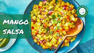 Easy Mango Salsa Recipe  Perfect Summer Appetizer [upl. by Rbma690]