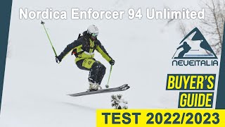 Nordica Enforcer 94 Unlimited  NeveItalia SkiTest 20222023 [upl. by Tybi111]