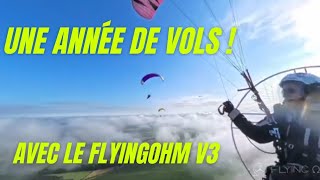 PARAMOTEUR ÉLECTRIQUE  Résumé dune année de vols avec le Flyingohm V3 [upl. by Suoicerp]