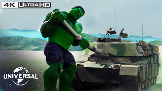 Hulk  Hulk vs The Army in 4k HDR [upl. by Wetzell]