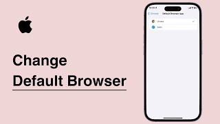 How To Change Default Browser On iPhone [upl. by Ahsatam]