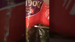 Cutting a Purina dog Chow lamb flavor dog food bag Purina youtubeshorts youtubeshorts shorts [upl. by Carrick122]