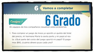 Desafío 6 Sexto grado Vamos a completar páginas 15 y 16 del libro de matemáticas de 6 grado [upl. by Ivetts]