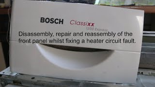 Heating Repair on Bosch Classixx 1200 Express Washing Machine [upl. by Judson]