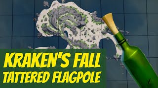 Krakens Fall The tattered flagpole looking out to the North seas  Sea of Thieves [upl. by Kellene790]