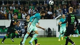 Borussia Moenchengladbach vs Barcelona 12 Goals amp Highlights 28092016 [upl. by Etteoj]