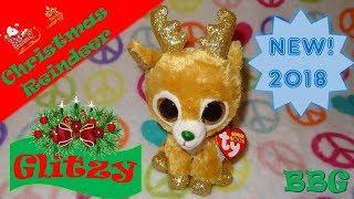 NEW Glitzy the Christmas ReindeerBeanie Boo 178 [upl. by Buchanan363]