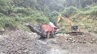 Gyratory Crusher  Construction of ICBR  High altitude hill road ❤️ [upl. by Aydidey]