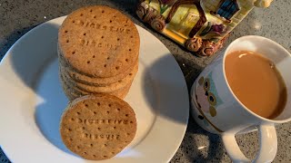 DIGESTIVE biscuit recipe  How to make easy amp Healthy digestive biscuits at home [upl. by Eppes]