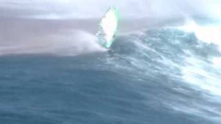 Big Wave Windsurfing at Jaws January 20 2011 [upl. by Brownley]