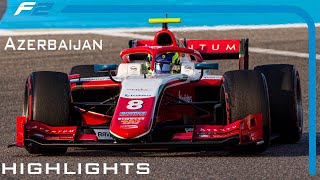 F2 GP Sprints  FULL RACE  Highlights  April 29 2023 Azerbaijan GrandPrix [upl. by Daisi]