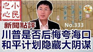 川普是否后悔夸海口 和平计划隐藏大阴谋 20241110 No333 [upl. by Yecaj]