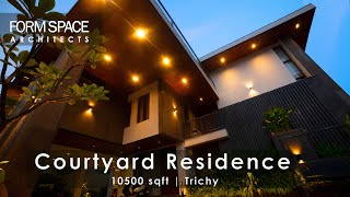 Courtyard Residence In Trichy Tamilnadu  Form Space Architects [upl. by Nina639]