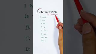 Same Contractions of Different Words contraction english shorts [upl. by Kcirderf]