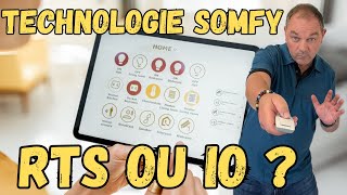 Technologies SOMFY RTS ou SOMFY IO  somfy domotique tahoma [upl. by Imoan983]