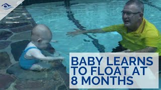 Baby Learns To Float At 8 Months [upl. by Anifled857]