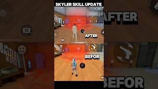 Old Skyler vs new skuler 🔥 Ability Change  Skyler Skill Update [upl. by Perretta]