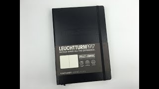 Leuchtturm1917 Bullet Journal Notebook A5 Review Pros and Cons [upl. by Dranik]