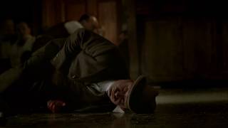 Boardwalk Empire season 1  Eli Thompson gets shot by the DAlessio brothers at Nuckys casino [upl. by Fiedler332]