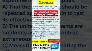 UGC NET Commerce I Net Qualified Faculty I Online Class Facility commercenet jrf youtubeshorts [upl. by Aprile]