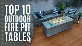 Top 10 Best Propane Fire Pit Tables in 2023  Smokeless Firepit for Patio Gas Fire Pit Table [upl. by Benji]