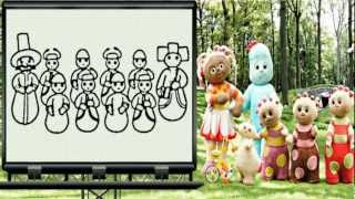 The Pontipines and The Wottingers  In the Night Garden  How to Draw Pontipines and Wottingers [upl. by Camel]