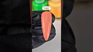 DIY Peach Coral Gel Polish  Soft amp Vibrant Gel polish Mixing Tutorial 💅🎨 nails nailart shorts [upl. by Vinnie350]