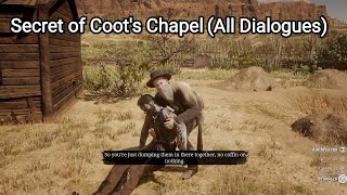 John Meets The Undertaker of Coots Chapel All Dialogues  RDR2 [upl. by Ikkiv960]