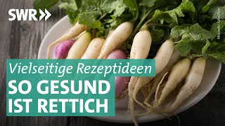 Rettich So gesund und lecker ist das deutsche Superfood  Marktcheck SWR [upl. by Euqinahs]