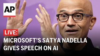 LIVE Microsoft CEO Satya Nadella talks about AI in Jakarta [upl. by Eleda]