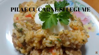 PILAF CU CARNE SI LEGUME TE INVAT SA GATESTI CEL MAI GUSTOS PILAF [upl. by Ahsir]