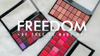 FREEDOM  Pro Lipstick Palette [upl. by Nesmat92]