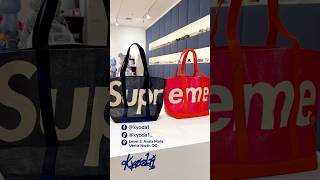 Supreme Raffia Tote Bag 💙 Kyoda1 Supreme totebag [upl. by Oniuqa]