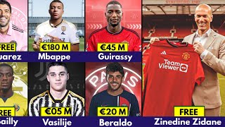 ZIDANE TO MANCHESTER UNITED ALL CONFIRMED TRANSFERS NEWS WINTER 2024 GUIRASSY TO UNITED 🔥 MBAPPE [upl. by Htesil]