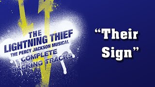 quotTheir Signquot  The Lightning Thief Complete Backing Tracks [upl. by Shifra]