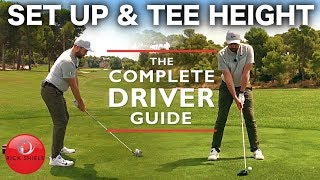 Set up and tee height for golf driver crucial tip [upl. by Zuckerman]