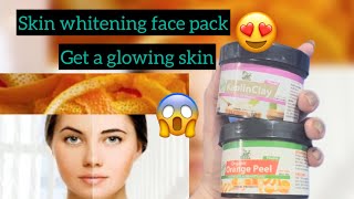 Kaolin clay amp orange peel face pack for whitening 🥰😍 [upl. by Cammi]