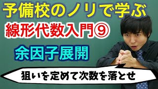 【大学数学】線形代数入門⑨行列式：余因子展開【線形代数】 [upl. by Anaeg966]