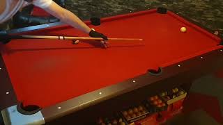 6ft pool table  9 ball break and run 173 [upl. by Humble]