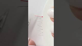 Tip Practice Lash Extensions on Curved Lashes lashextension [upl. by Earahc]