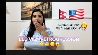 Visa retrogression 2023 what next EB3 visa update [upl. by Dumah]