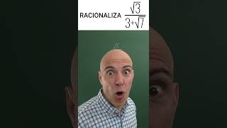 RACIONALIZA EL DENOMINADOR DE LA FRACCIÓN Matemáticas Básicas [upl. by Haidabo]