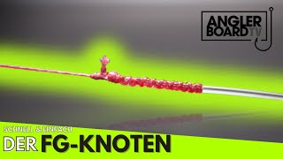 FGKnoten  schnell einfach und sicher  der stärkste Angelknoten  easy way to tie FG Knot [upl. by Raman]