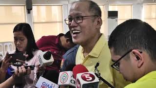 Aquino hits Arroyo ‘She became Speaker then budget was reenacted’ [upl. by Tanhya210]