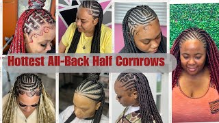 2024 Cutest Ghana Weaving Knotless Box Braid for Black Women2024 Hottest Cornrows Braids Hairstyle [upl. by Dominus786]