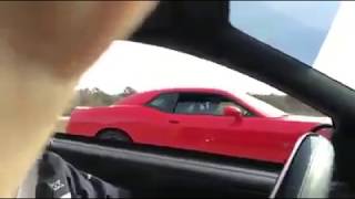 03 SVT Cobra vs 2015 392 Hemi Challenger [upl. by Caressa]